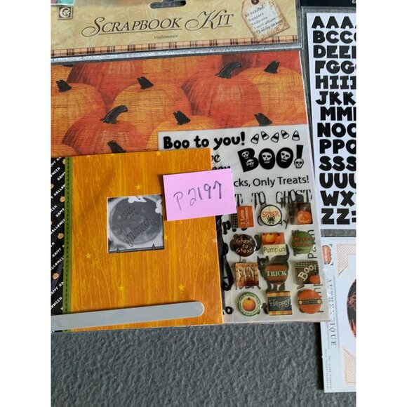 Halloween Scrapbook Kit With Stickers & Creative Letters - Picture 8 of 8